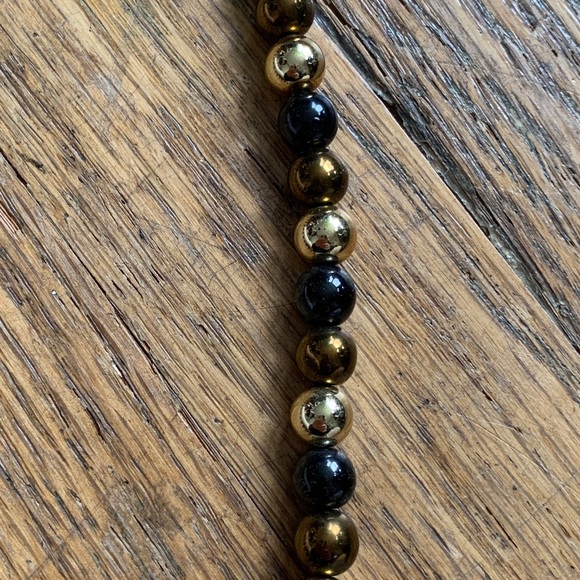 1980’s Tri Coloured Metal Ball Necklace😍 - Picture 3 of 7